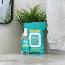 ona Renewals Antimicrobial Perineal Spray lifestyle image featuring product in elegant bathroom setting for postpartum wellness